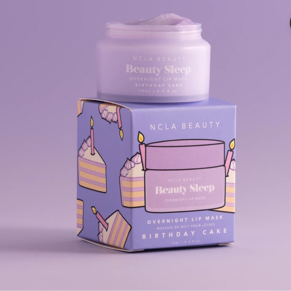 NCLA birthday cake overnight lip mask